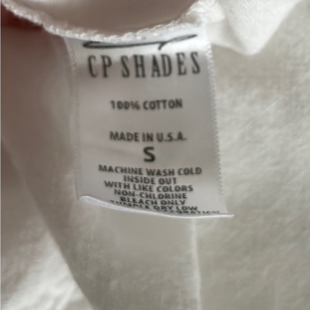 CP Shades Teton Cotton Pocket Front Tunic White Small s - Picture 4 of 6